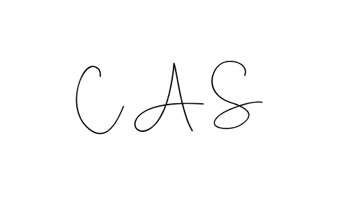 Make a beautiful signature design for name C A S. With this signature (Andilay-7BmLP) style, you can create a handwritten signature for free. C A S signature style 4 images and pictures png