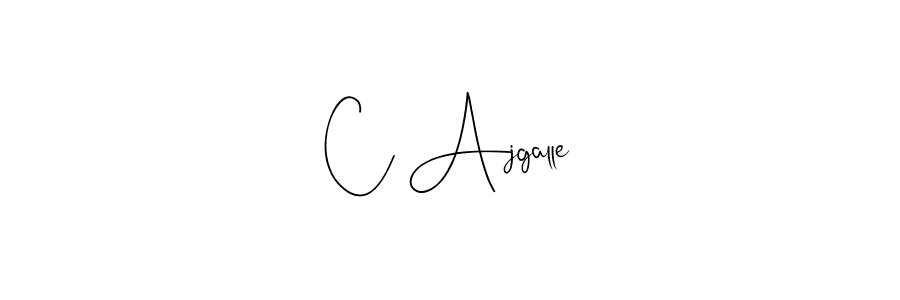 You should practise on your own different ways (Andilay-7BmLP) to write your name (C Ajgalle) in signature. don't let someone else do it for you. C Ajgalle signature style 4 images and pictures png