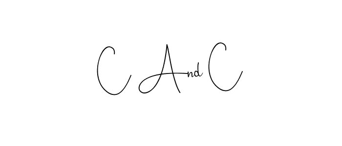 Also we have C And C name is the best signature style. Create professional handwritten signature collection using Andilay-7BmLP autograph style. C And C signature style 4 images and pictures png