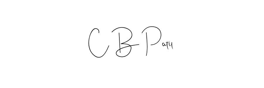 C B Patil stylish signature style. Best Handwritten Sign (Andilay-7BmLP) for my name. Handwritten Signature Collection Ideas for my name C B Patil. C B Patil signature style 4 images and pictures png