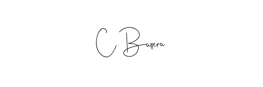 Make a beautiful signature design for name C Ballera. With this signature (Andilay-7BmLP) style, you can create a handwritten signature for free. C Ballera signature style 4 images and pictures png