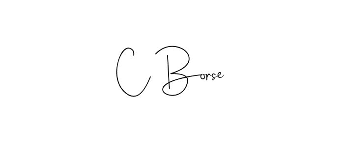How to make C Borse signature? Andilay-7BmLP is a professional autograph style. Create handwritten signature for C Borse name. C Borse signature style 4 images and pictures png