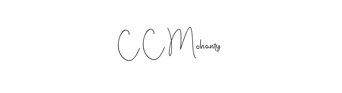 if you are searching for the best signature style for your name C C Mohanty. so please give up your signature search. here we have designed multiple signature styles  using Andilay-7BmLP. C C Mohanty signature style 4 images and pictures png