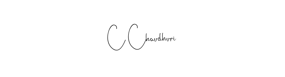 Use a signature maker to create a handwritten signature online. With this signature software, you can design (Andilay-7BmLP) your own signature for name C Chaudhuri. C Chaudhuri signature style 4 images and pictures png
