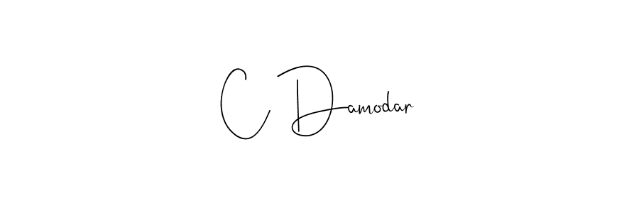 How to make C Damodar name signature. Use Andilay-7BmLP style for creating short signs online. This is the latest handwritten sign. C Damodar signature style 4 images and pictures png