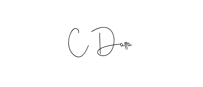 Create a beautiful signature design for name C Datta. With this signature (Andilay-7BmLP) fonts, you can make a handwritten signature for free. C Datta signature style 4 images and pictures png