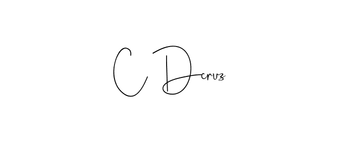 Use a signature maker to create a handwritten signature online. With this signature software, you can design (Andilay-7BmLP) your own signature for name C Dcruz. C Dcruz signature style 4 images and pictures png