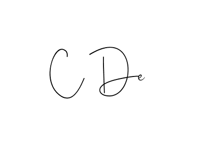 Similarly Andilay-7BmLP is the best handwritten signature design. Signature creator online .You can use it as an online autograph creator for name C De. C De signature style 4 images and pictures png