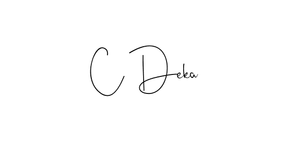 Also You can easily find your signature by using the search form. We will create C Deka name handwritten signature images for you free of cost using Andilay-7BmLP sign style. C Deka signature style 4 images and pictures png