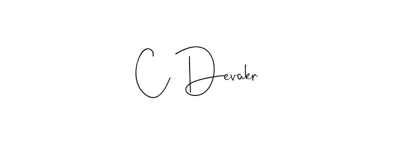 How to Draw C Devakr signature style? Andilay-7BmLP is a latest design signature styles for name C Devakr. C Devakr signature style 4 images and pictures png