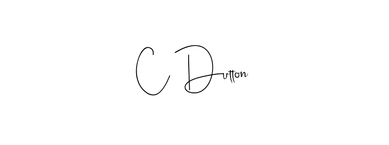 if you are searching for the best signature style for your name C Dutton. so please give up your signature search. here we have designed multiple signature styles  using Andilay-7BmLP. C Dutton signature style 4 images and pictures png