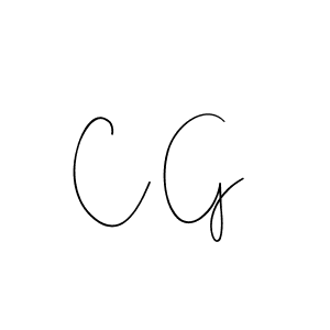 Design your own signature with our free online signature maker. With this signature software, you can create a handwritten (Andilay-7BmLP) signature for name C G. C G signature style 4 images and pictures png