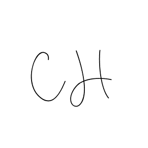 How to make C H name signature. Use Andilay-7BmLP style for creating short signs online. This is the latest handwritten sign. C H signature style 4 images and pictures png