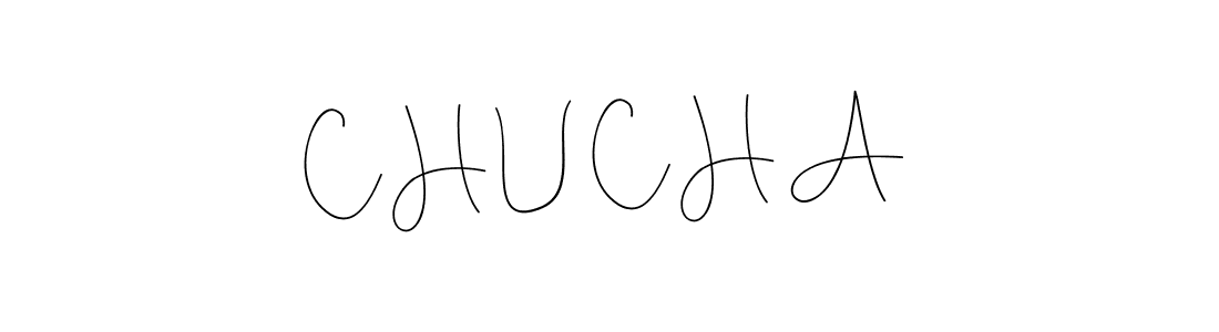 How to make C H U C H A signature? Andilay-7BmLP is a professional autograph style. Create handwritten signature for C H U C H A name. C H U C H A signature style 4 images and pictures png