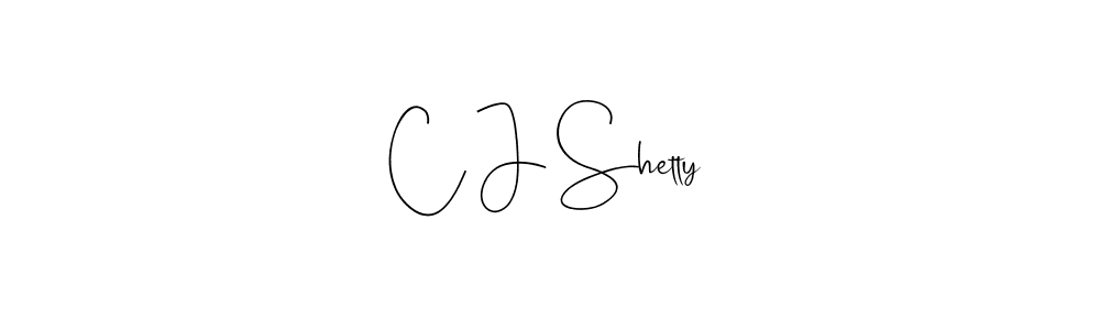 Use a signature maker to create a handwritten signature online. With this signature software, you can design (Andilay-7BmLP) your own signature for name C J Shetty. C J Shetty signature style 4 images and pictures png