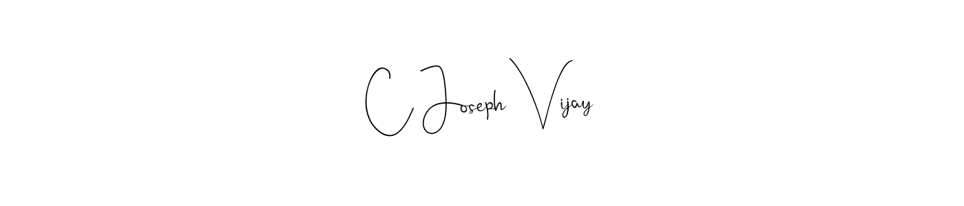 The best way (Andilay-7BmLP) to make a short signature is to pick only two or three words in your name. The name C Joseph Vijay include a total of six letters. For converting this name. C Joseph Vijay signature style 4 images and pictures png