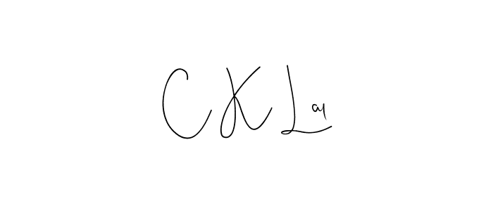 It looks lik you need a new signature style for name C K Lal. Design unique handwritten (Andilay-7BmLP) signature with our free signature maker in just a few clicks. C K Lal signature style 4 images and pictures png