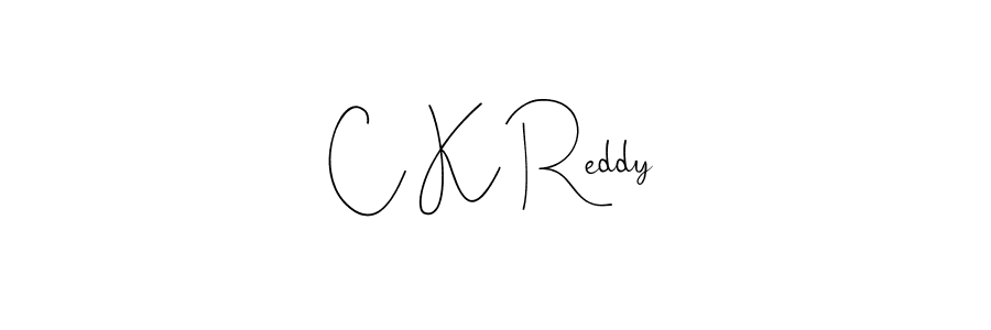 How to make C K Reddy signature? Andilay-7BmLP is a professional autograph style. Create handwritten signature for C K Reddy name. C K Reddy signature style 4 images and pictures png