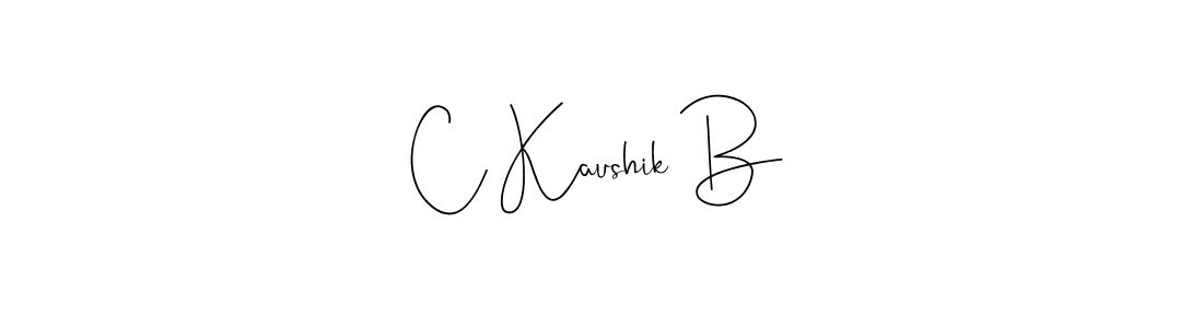 if you are searching for the best signature style for your name C Kaushik B. so please give up your signature search. here we have designed multiple signature styles  using Andilay-7BmLP. C Kaushik B signature style 4 images and pictures png