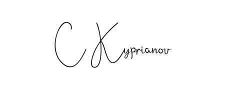 Create a beautiful signature design for name C Kyprianou. With this signature (Andilay-7BmLP) fonts, you can make a handwritten signature for free. C Kyprianou signature style 4 images and pictures png