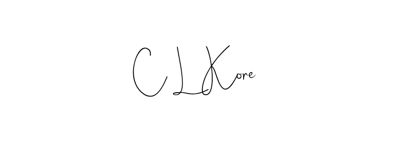 How to Draw C L Kore signature style? Andilay-7BmLP is a latest design signature styles for name C L Kore. C L Kore signature style 4 images and pictures png