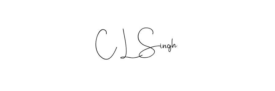 Make a beautiful signature design for name C L Singh. Use this online signature maker to create a handwritten signature for free. C L Singh signature style 4 images and pictures png
