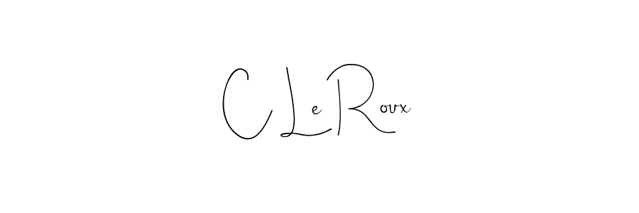 It looks lik you need a new signature style for name C Le Roux. Design unique handwritten (Andilay-7BmLP) signature with our free signature maker in just a few clicks. C Le Roux signature style 4 images and pictures png