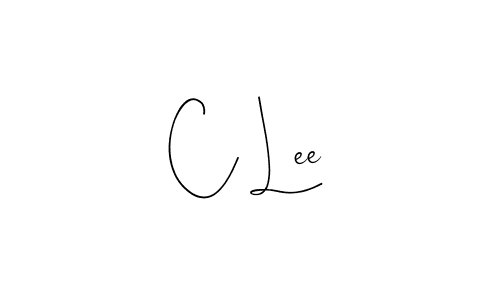 How to make C Lee name signature. Use Andilay-7BmLP style for creating short signs online. This is the latest handwritten sign. C Lee signature style 4 images and pictures png