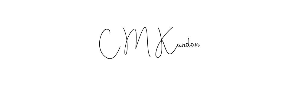 How to Draw C M Kandan signature style? Andilay-7BmLP is a latest design signature styles for name C M Kandan. C M Kandan signature style 4 images and pictures png