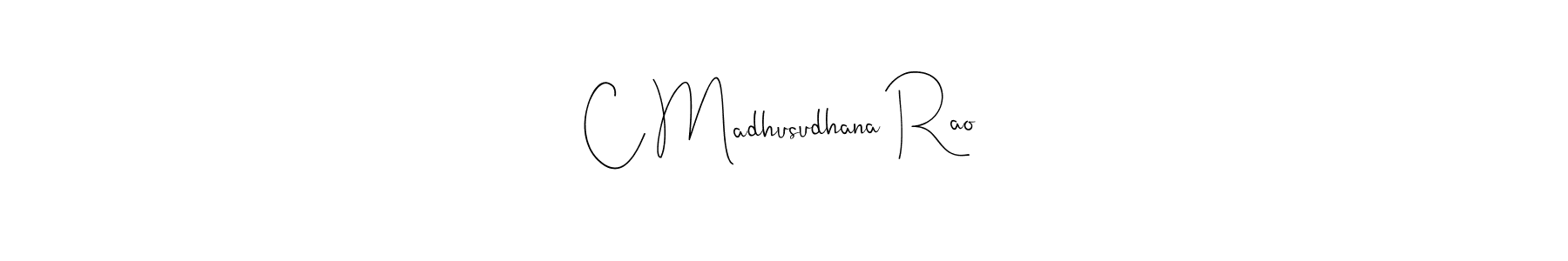 It looks lik you need a new signature style for name C Madhusudhana Rao. Design unique handwritten (Andilay-7BmLP) signature with our free signature maker in just a few clicks. C Madhusudhana Rao signature style 4 images and pictures png