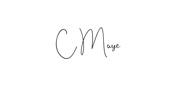 C Maye stylish signature style. Best Handwritten Sign (Andilay-7BmLP) for my name. Handwritten Signature Collection Ideas for my name C Maye. C Maye signature style 4 images and pictures png