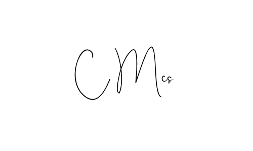 How to make C Mcs signature? Andilay-7BmLP is a professional autograph style. Create handwritten signature for C Mcs name. C Mcs signature style 4 images and pictures png