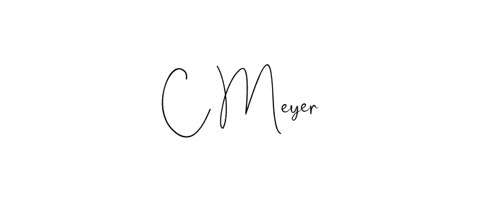 Create a beautiful signature design for name C Meyer. With this signature (Andilay-7BmLP) fonts, you can make a handwritten signature for free. C Meyer signature style 4 images and pictures png