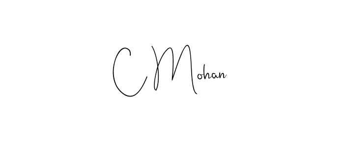 How to make C Mohan name signature. Use Andilay-7BmLP style for creating short signs online. This is the latest handwritten sign. C Mohan signature style 4 images and pictures png