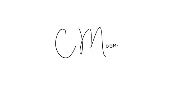 C Moon stylish signature style. Best Handwritten Sign (Andilay-7BmLP) for my name. Handwritten Signature Collection Ideas for my name C Moon. C Moon signature style 4 images and pictures png