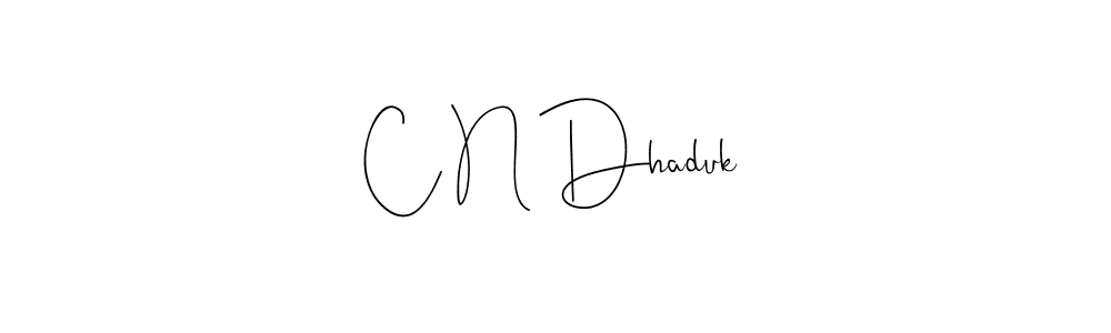How to Draw C N Dhaduk signature style? Andilay-7BmLP is a latest design signature styles for name C N Dhaduk. C N Dhaduk signature style 4 images and pictures png