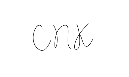 How to make C N K signature? Andilay-7BmLP is a professional autograph style. Create handwritten signature for C N K name. C N K signature style 4 images and pictures png