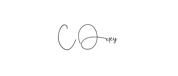 Design your own signature with our free online signature maker. With this signature software, you can create a handwritten (Andilay-7BmLP) signature for name C Oxley. C Oxley signature style 4 images and pictures png