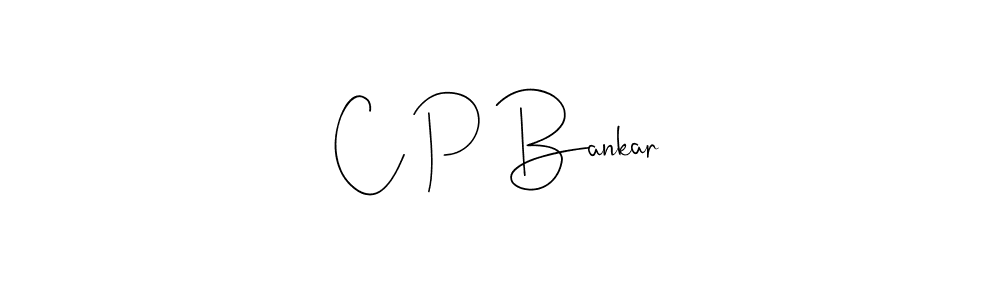 You can use this online signature creator to create a handwritten signature for the name C P Bankar. This is the best online autograph maker. C P Bankar signature style 4 images and pictures png