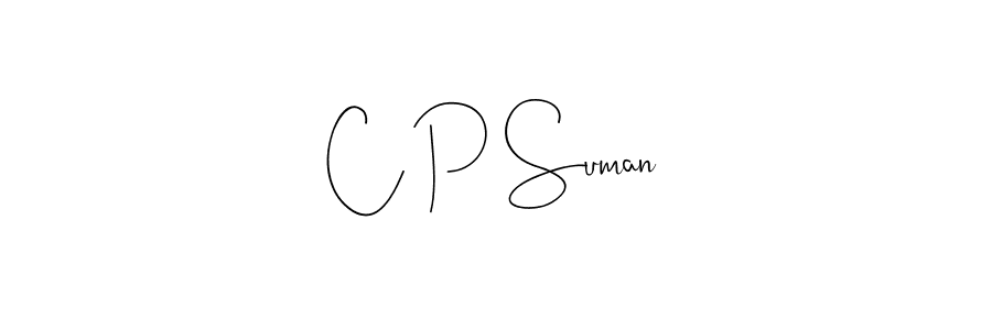 Once you've used our free online signature maker to create your best signature Andilay-7BmLP style, it's time to enjoy all of the benefits that C P Suman name signing documents. C P Suman signature style 4 images and pictures png