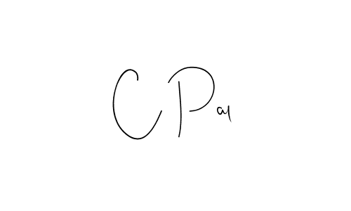 You should practise on your own different ways (Andilay-7BmLP) to write your name (C Pal) in signature. don't let someone else do it for you. C Pal signature style 4 images and pictures png