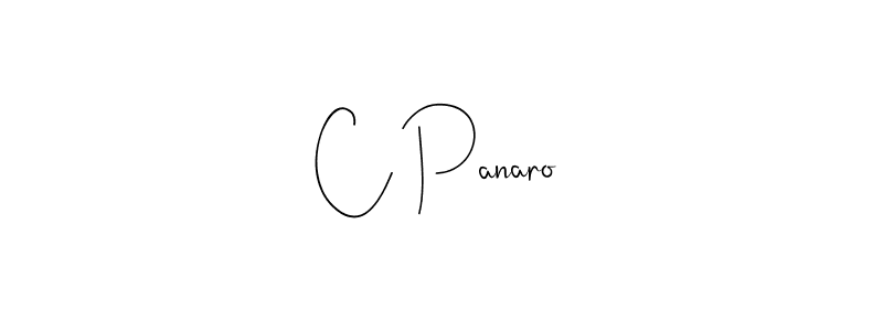 Make a beautiful signature design for name C Panaro. With this signature (Andilay-7BmLP) style, you can create a handwritten signature for free. C Panaro signature style 4 images and pictures png