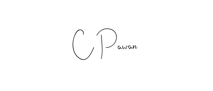 How to make C Pawan name signature. Use Andilay-7BmLP style for creating short signs online. This is the latest handwritten sign. C Pawan signature style 4 images and pictures png