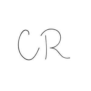 How to make C R signature? Andilay-7BmLP is a professional autograph style. Create handwritten signature for C R name. C R signature style 4 images and pictures png