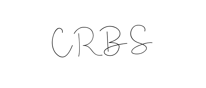 How to make C R B S signature? Andilay-7BmLP is a professional autograph style. Create handwritten signature for C R B S name. C R B S signature style 4 images and pictures png