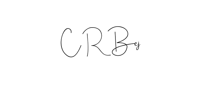 Also You can easily find your signature by using the search form. We will create C R Bej name handwritten signature images for you free of cost using Andilay-7BmLP sign style. C R Bej signature style 4 images and pictures png