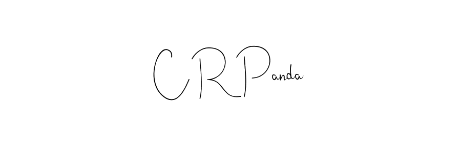 You should practise on your own different ways (Andilay-7BmLP) to write your name (C R Panda) in signature. don't let someone else do it for you. C R Panda signature style 4 images and pictures png