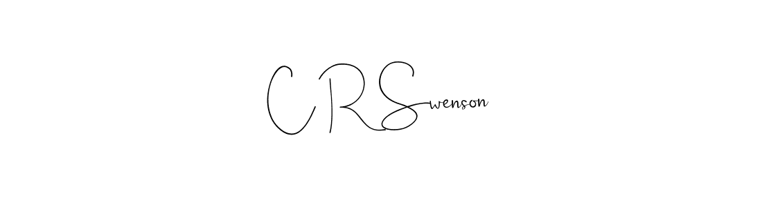 Also we have C R Swenson name is the best signature style. Create professional handwritten signature collection using Andilay-7BmLP autograph style. C R Swenson signature style 4 images and pictures png