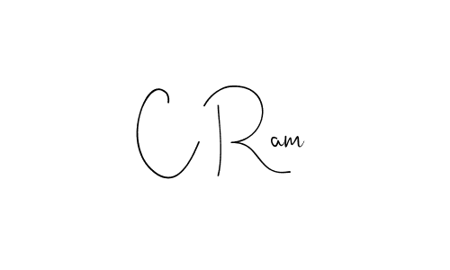 Make a beautiful signature design for name C Ram. With this signature (Andilay-7BmLP) style, you can create a handwritten signature for free. C Ram signature style 4 images and pictures png