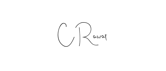 Use a signature maker to create a handwritten signature online. With this signature software, you can design (Andilay-7BmLP) your own signature for name C Rawat. C Rawat signature style 4 images and pictures png